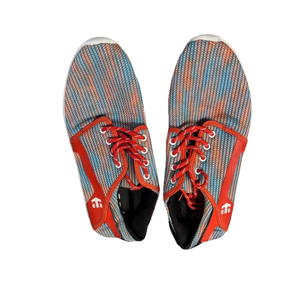 Etnies Scout Lace Up Mens 9.5 Sneakers Mesh Bendable Lightweight Orange Red